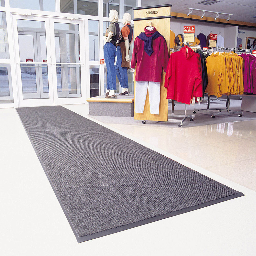 Chevron Rib Indoor Entrance Carpet Mat 2x3 Feet