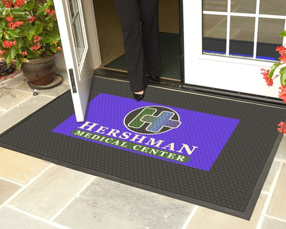 Personalized Logo Mat Carpet Outdoor Entrance Rubber Floor Mat