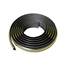 GaraDry Garage Door Seal Trade Coil 1-1/4 in. High - Black WS010