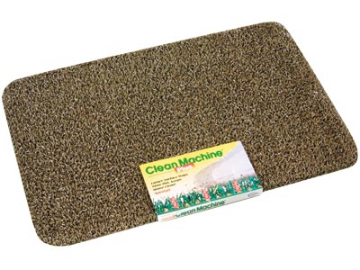 24 x 35.5 Clean Machine Plus Astroturf Scraper Doormat - Taupe
